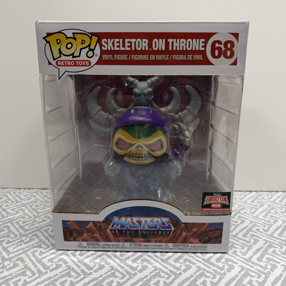 Funko Pop! Masters of the Universe Skeletor on Throne #68 Target Con 2021 NIB